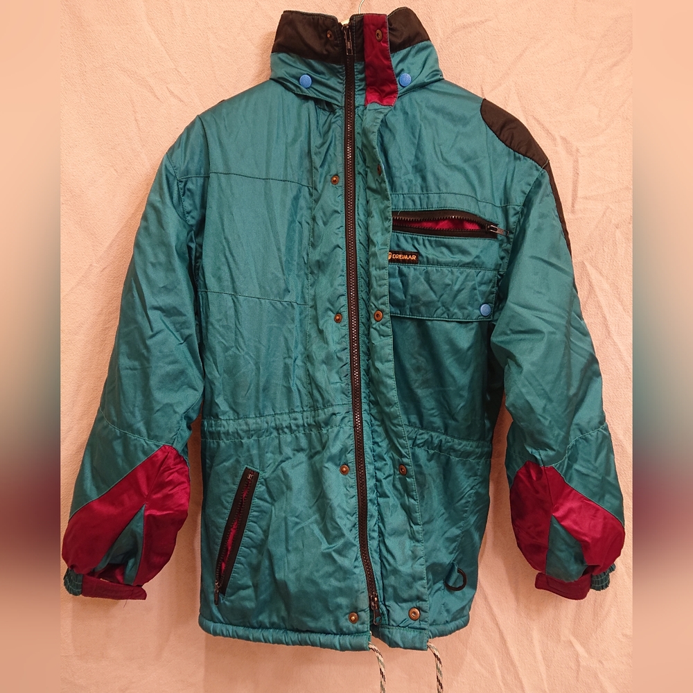 Dreimar Vintage Teal/Purple/Black Ski Jacket